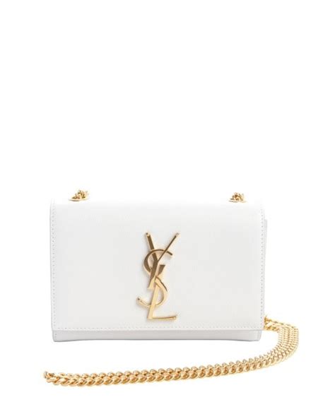 ysl white bag